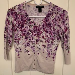 Jeweled Floral Cardigan